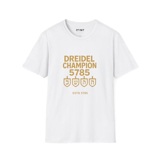 Dreidel Champion - Unisex soft T-shirt, Perfect Gift for Friends, Cool Streetwear for Summer
